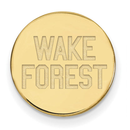 14K Gelbgold Gold Logoart Wake Forest University W-f Deacon Anstecknadel