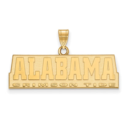 Vergoldet Sterlingsilber Logoart University Of Alabama Crimson Tide Mittel Anhänger
