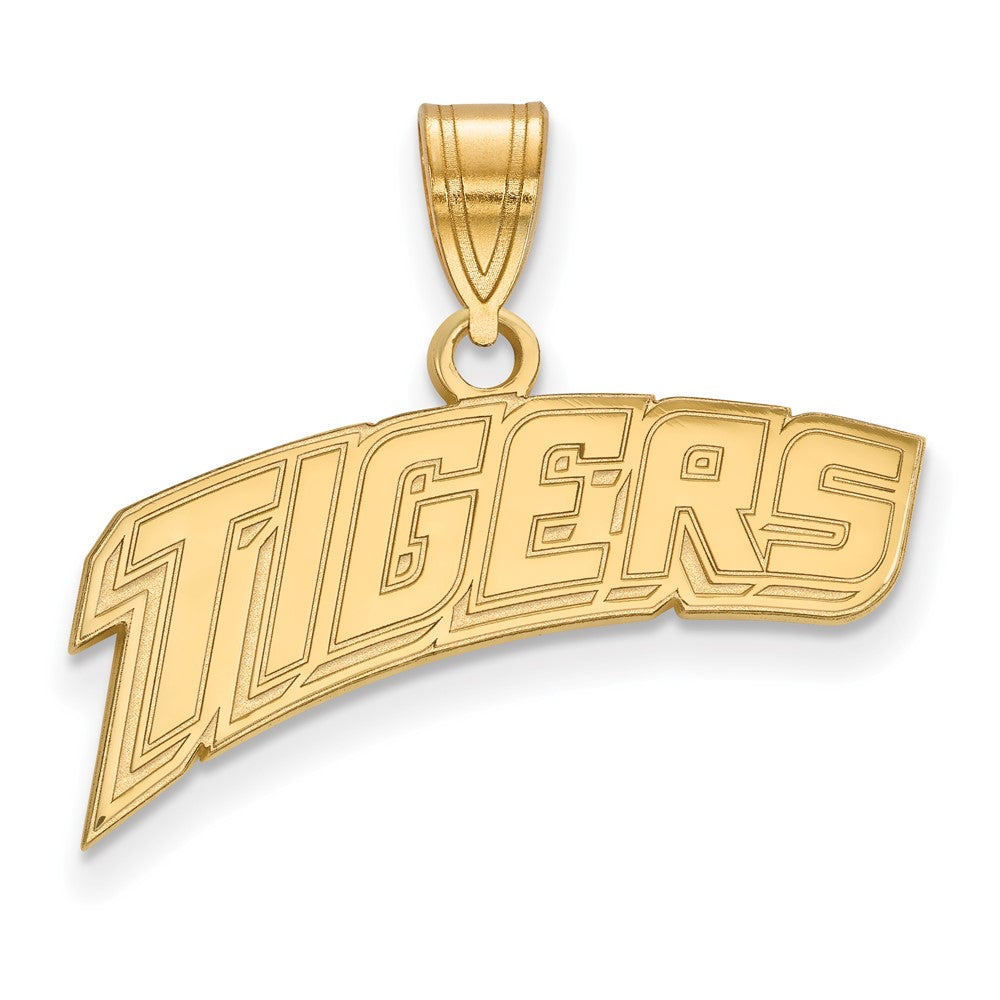 Vergoldet Sterlingsilber Logoart Louisiana State University Tigers Mittel Anhänger