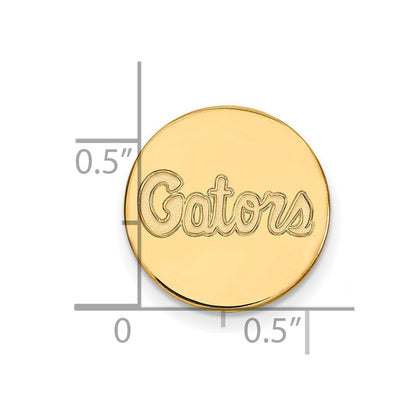 14K Gelbgold Gold Logoart University Of Florida Gators Schreibschrift Anstecknadel