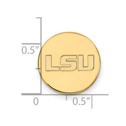 14K Gelbgold Gold Logoart Louisiana State University Anstecknadel