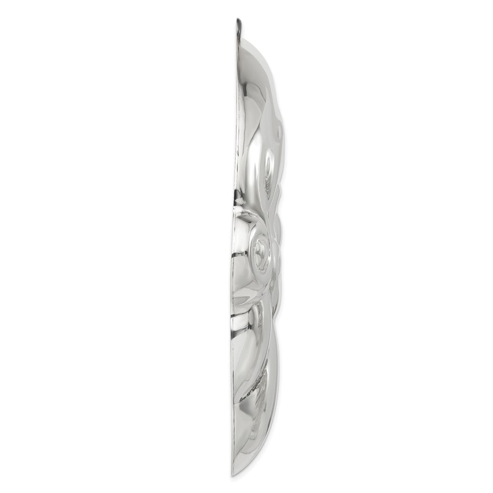 Sterlingsilber Poliert Hohl Santa Ornament