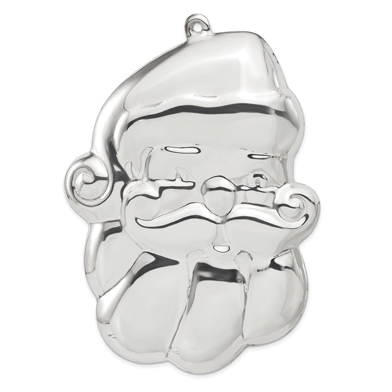 Sterlingsilber Poliert Hohl Santa Ornament