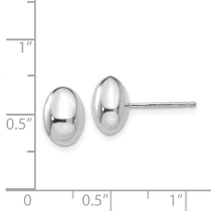 14K Weißgold Poliert Ohrstecker