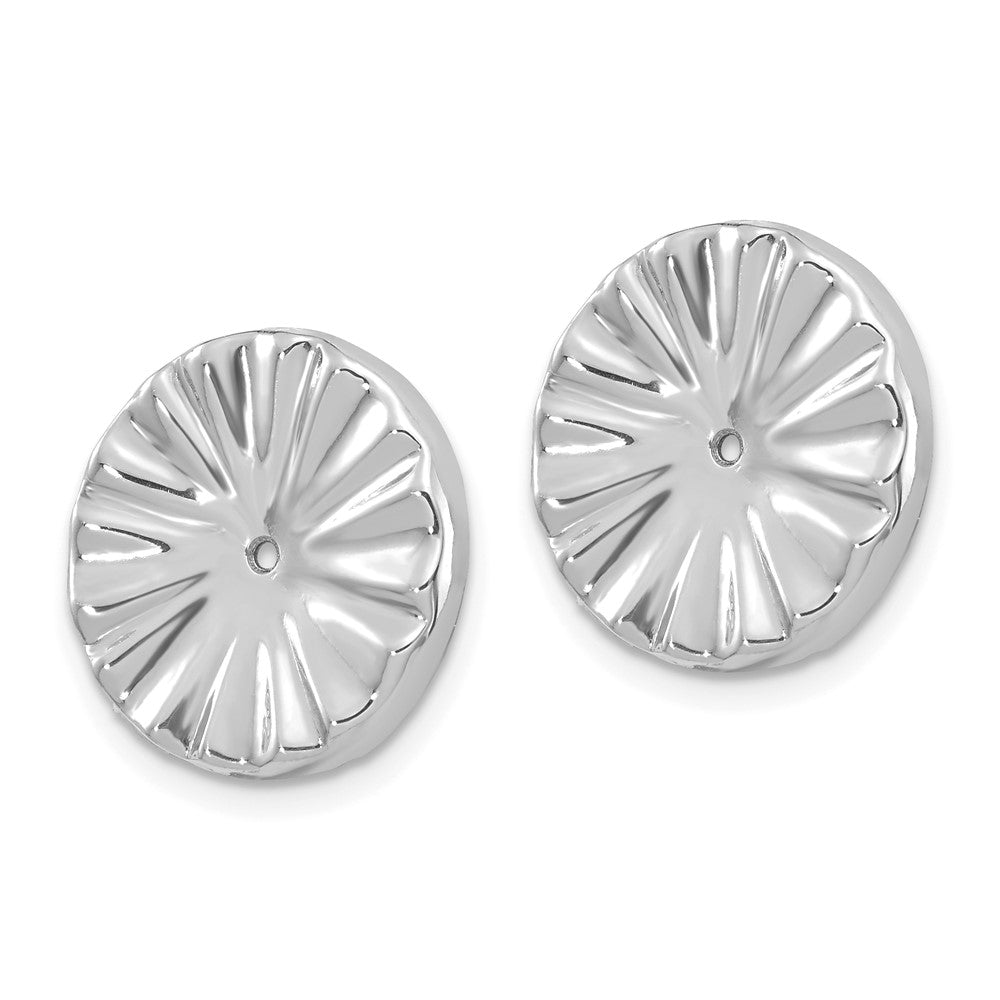 14K Weißgold Fantasie Ohrring Jacken