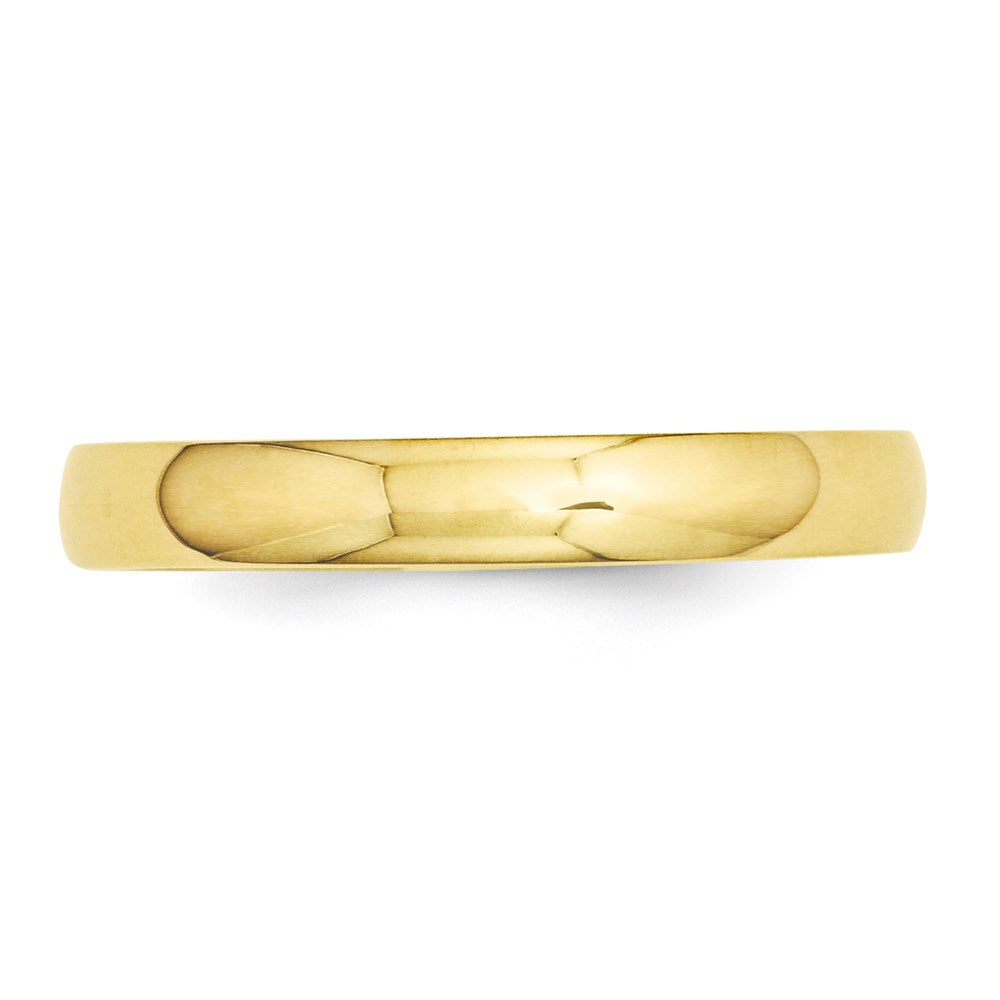 14k Gelbgold Ehering, 3 mm, halbrund