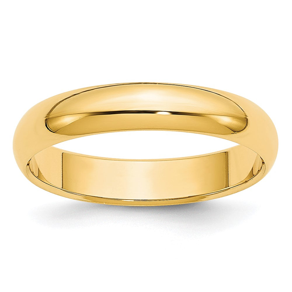10K Gelbgold 10Ky 3,5 mm Halbrund-Ring Größe 7
