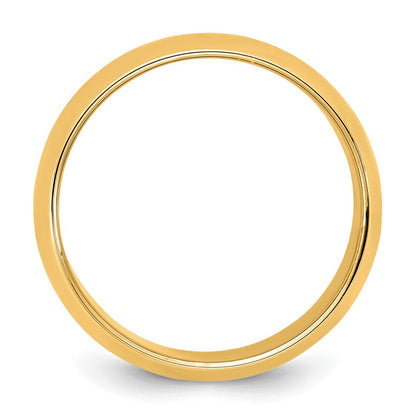 10K Gelbgold 10Ky 4,5mm Halbrund-Ring Größe 11