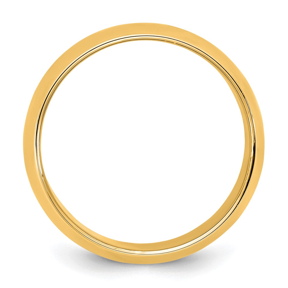 10K Gelbgold 4,5 mm Halbrund-Ehering, Größe 7,5