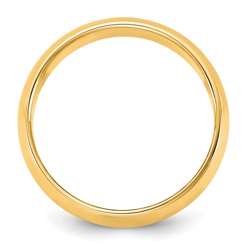 10K Gelbgold 10Ky 5,5 mm Halbrund-Ring Größe 8
