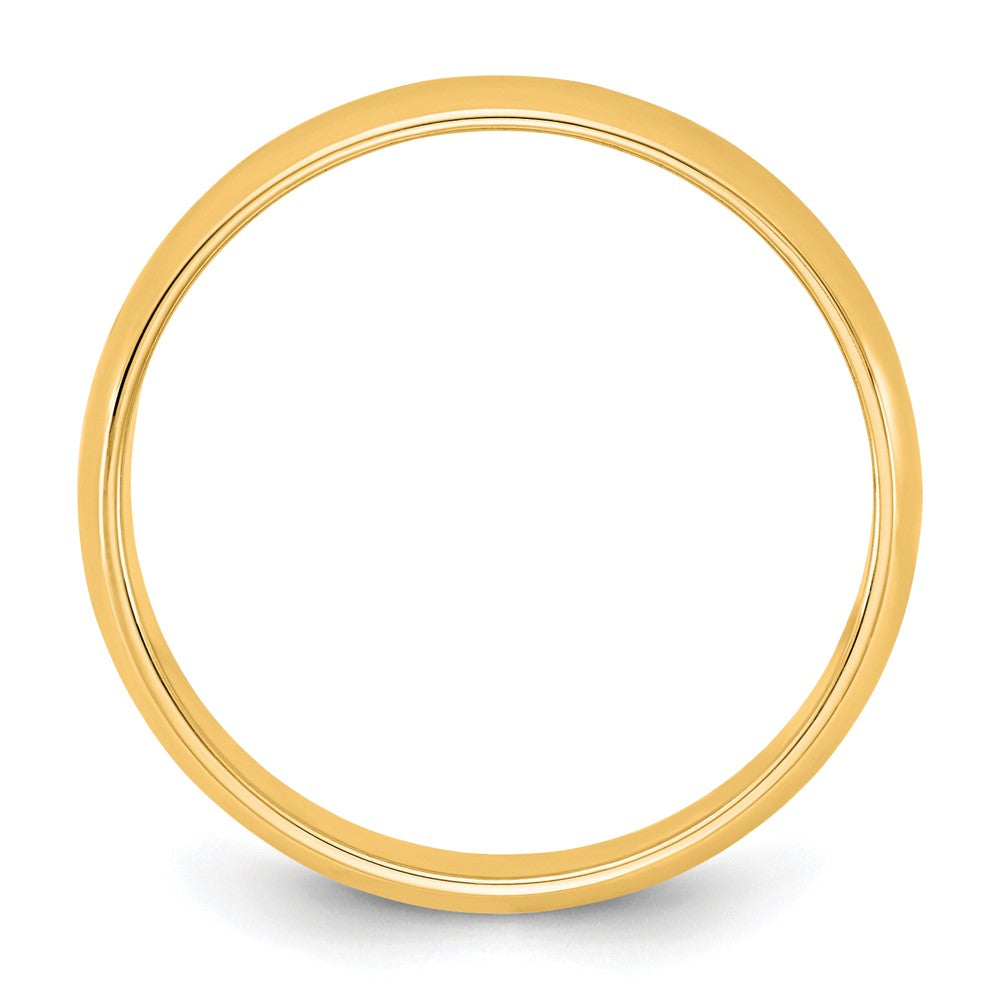 10K Gelbgold 10Ky 4,5 mm leichter Halbrundring, Größe 11,5