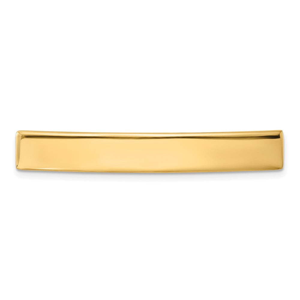14K Gelbgold 46x7x1.25 Mm Id Platte