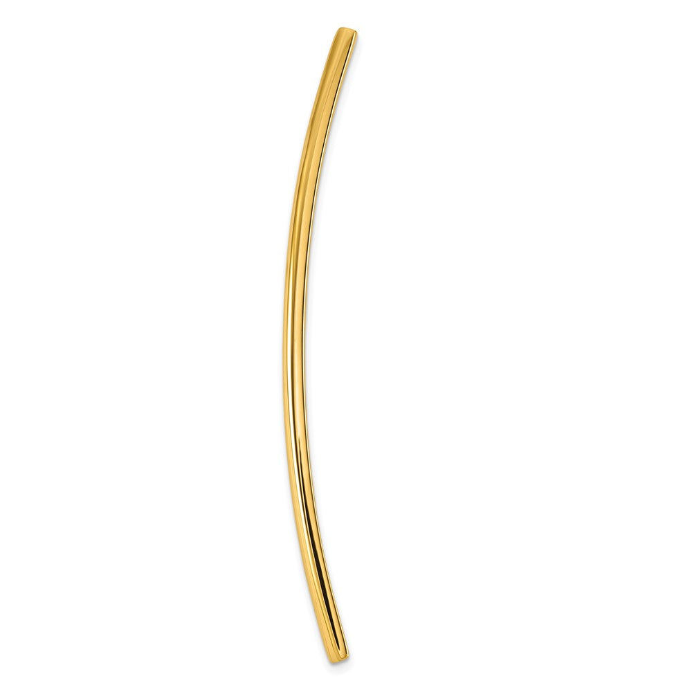 14K Gelbgold 48x10x1.75 Mm Id Platte
