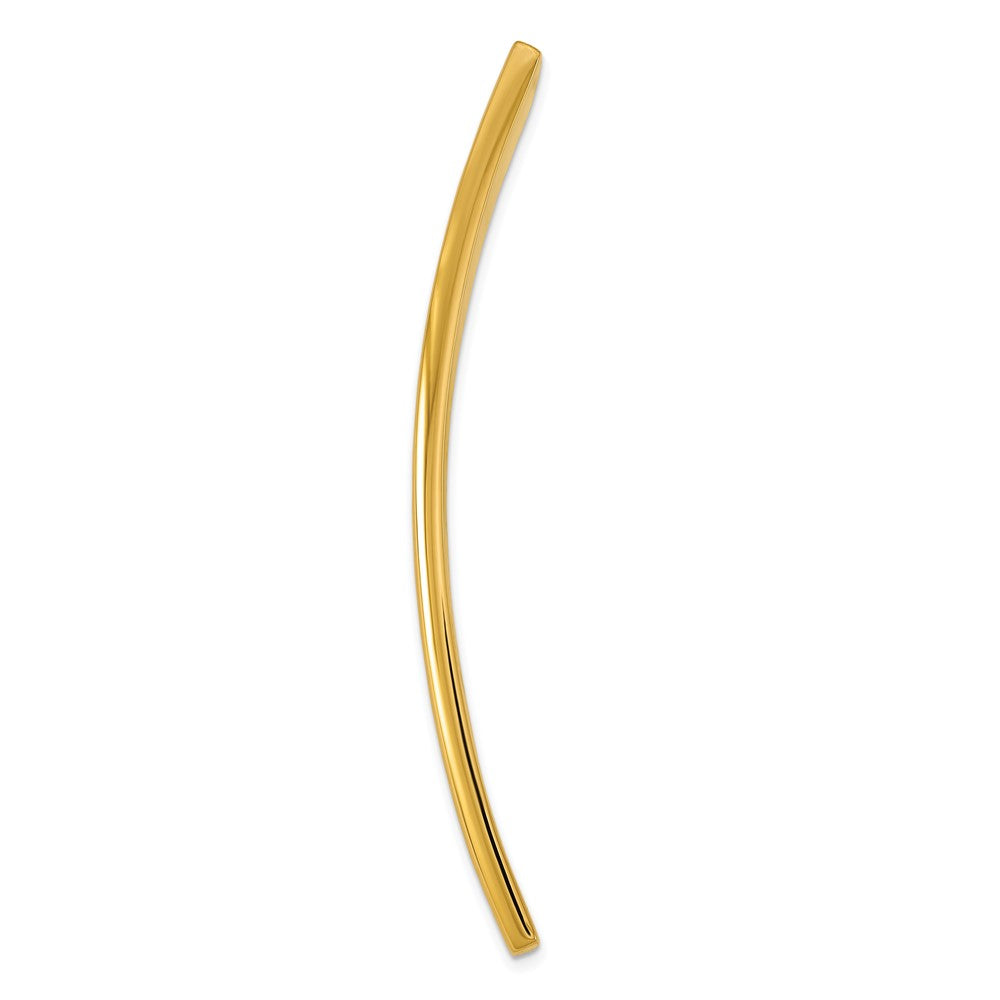 14K Gelbgold 48x12x1.75 Mm Id Platte