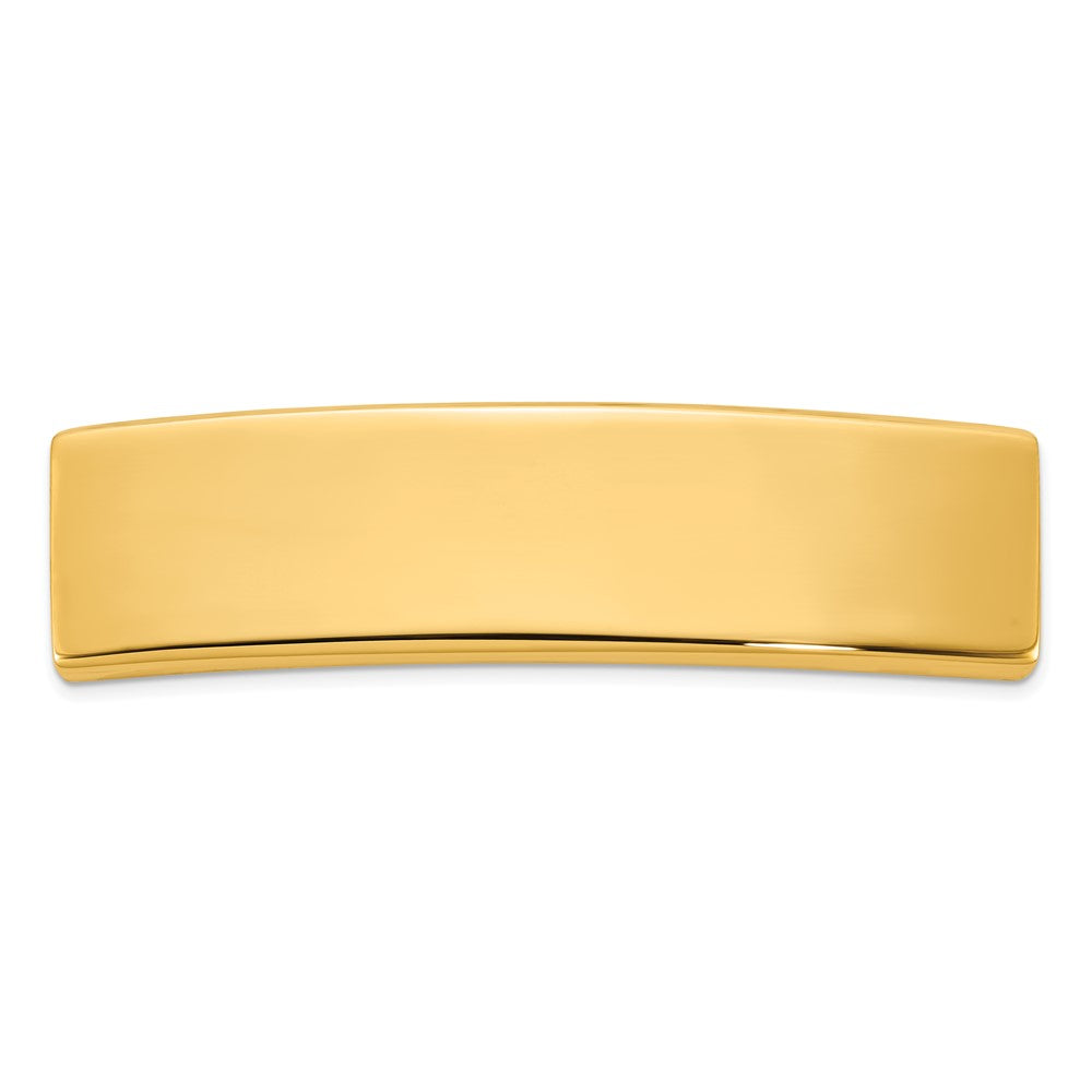14K Gelbgold 48x12x1.75 Mm Id Platte