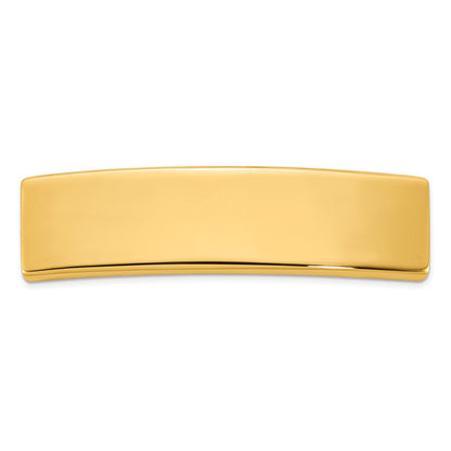 14K Gelbgold 48x12x1.75 Mm Id Platte