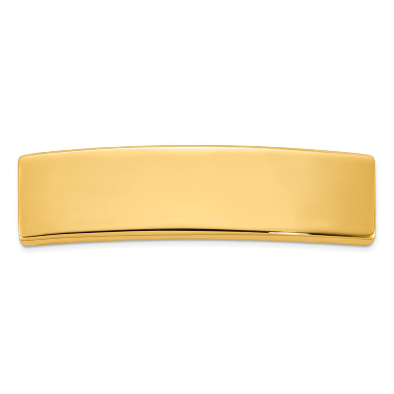 14K Gelbgold 48x12x1.75 Mm Id Platte