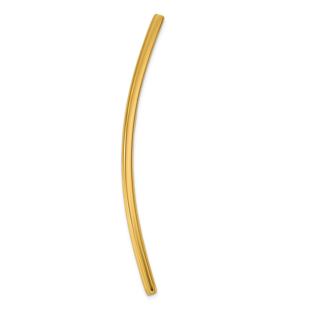 14K Gelbgold 48x14x2 Mm Id Platte
