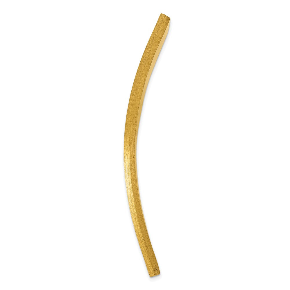 14K Gelbgold 48x15.5x2 Mm Id Platte