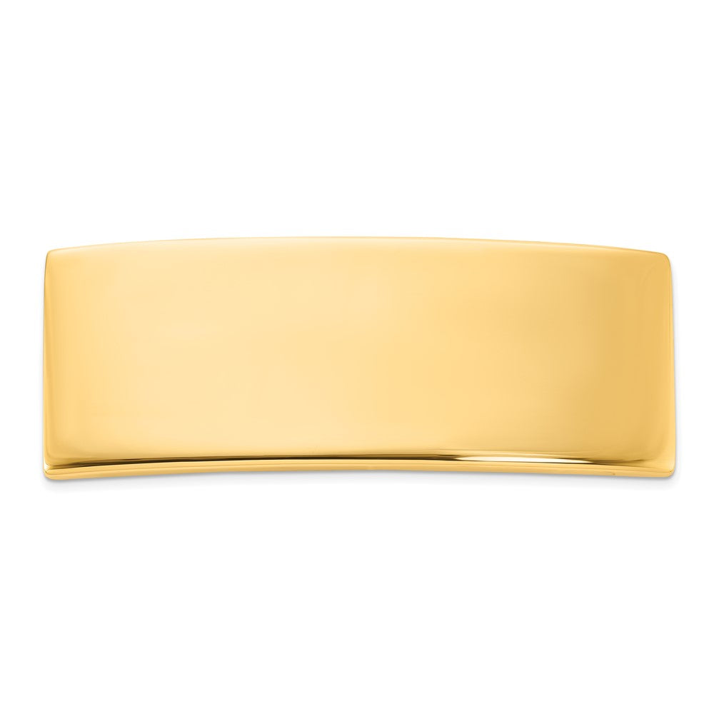 14K Gelbgold 48 X 18.3 2.25mm Id Platte
