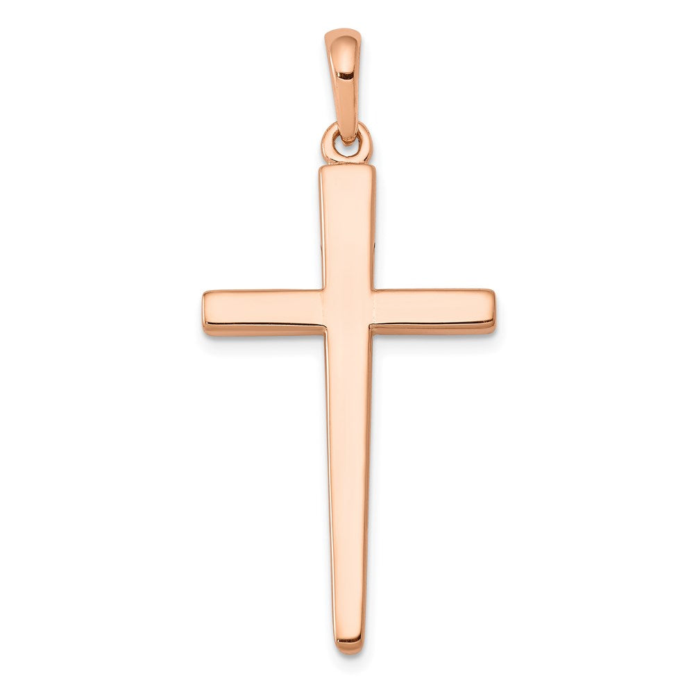 14K Roségold Kreuzanhänger