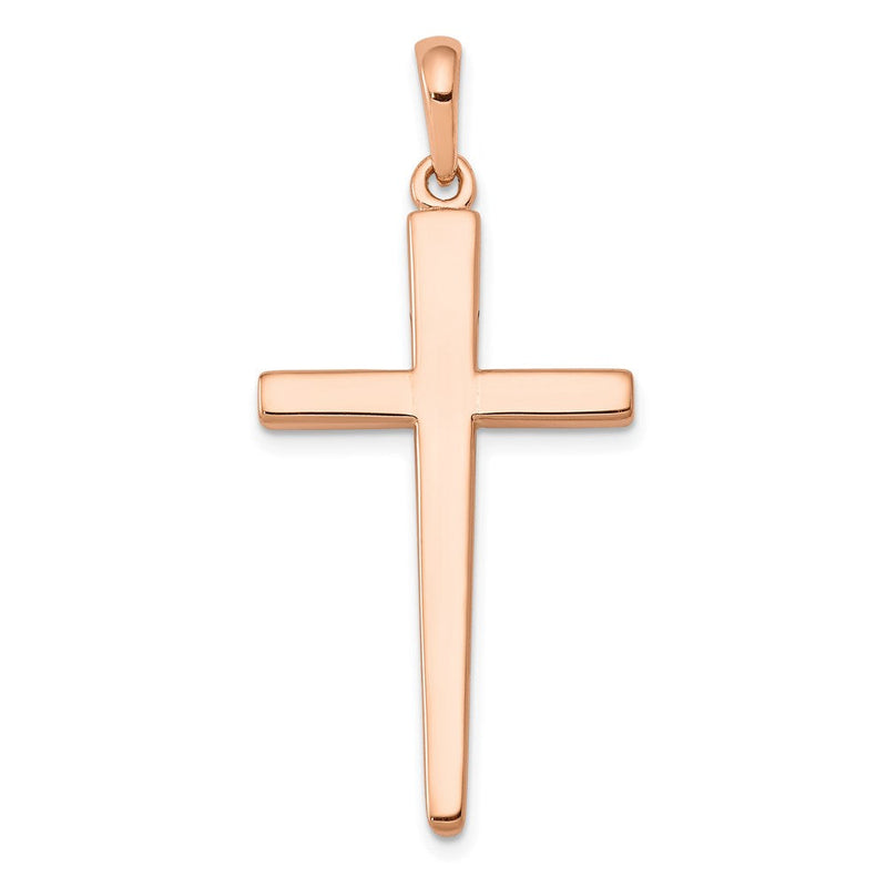 14K Roségold Kreuzanhänger