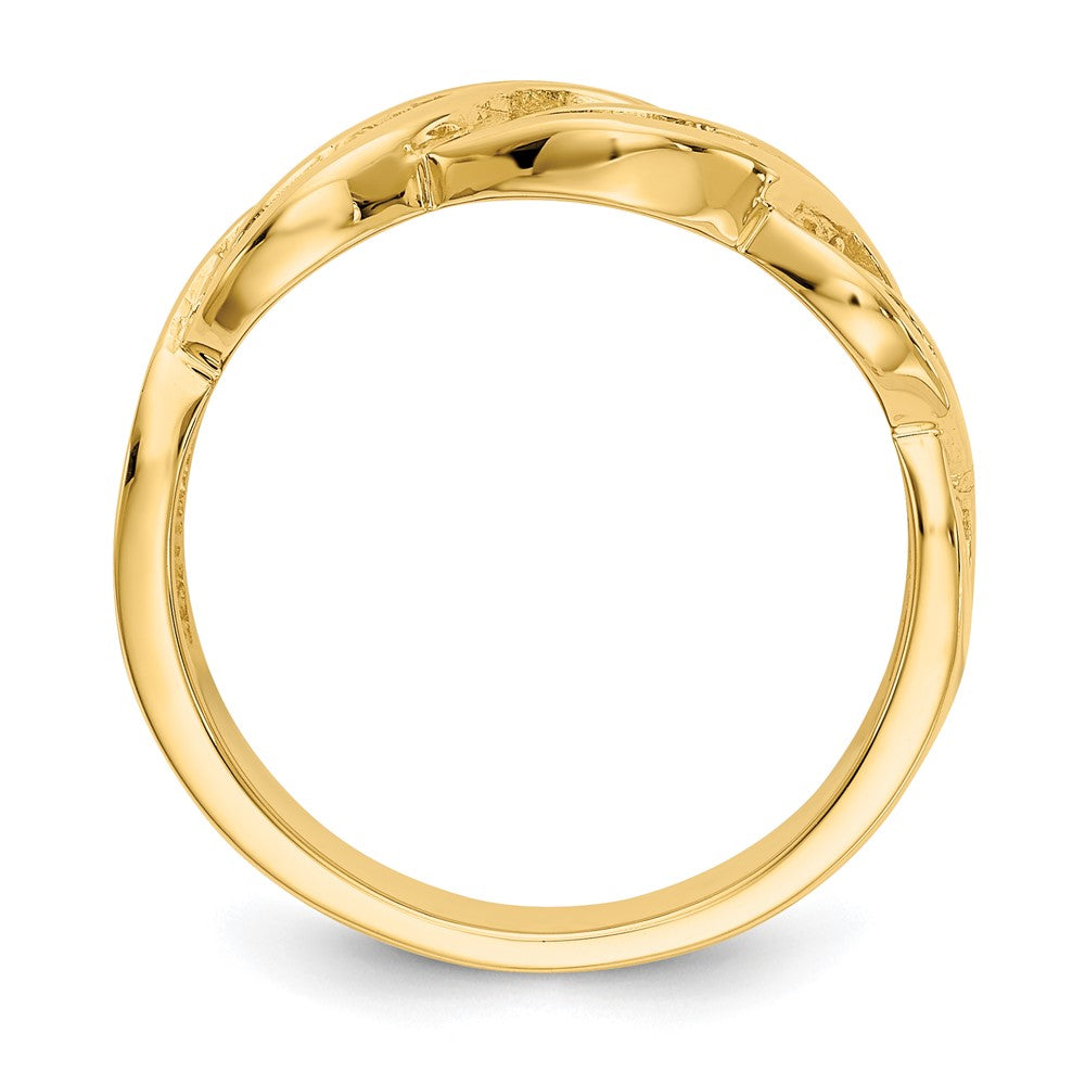 14K Gelbgold Infinity-Ring