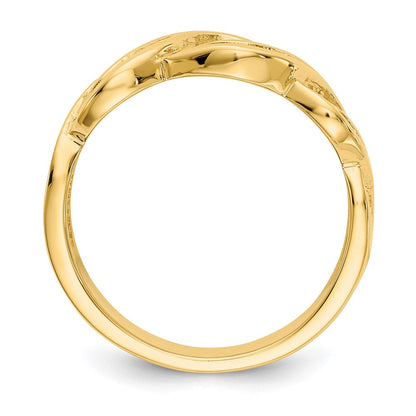 14K Gelbgold Infinity-Ring