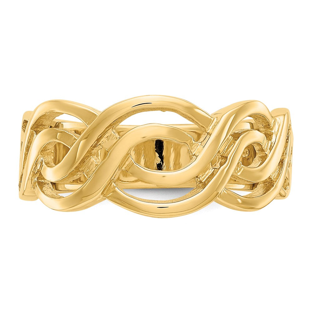 14K Gelbgold Infinity-Ring
