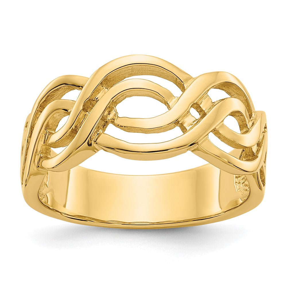 14K Gelbgold Infinity-Ring