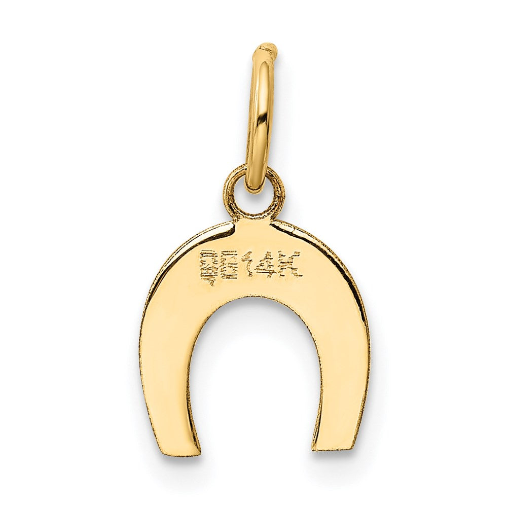 14K Gelbgold Hufeisen Charm
