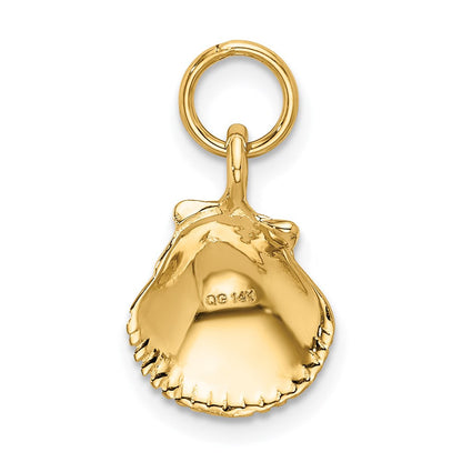 14K Gelbgold Seashell Anhänger
