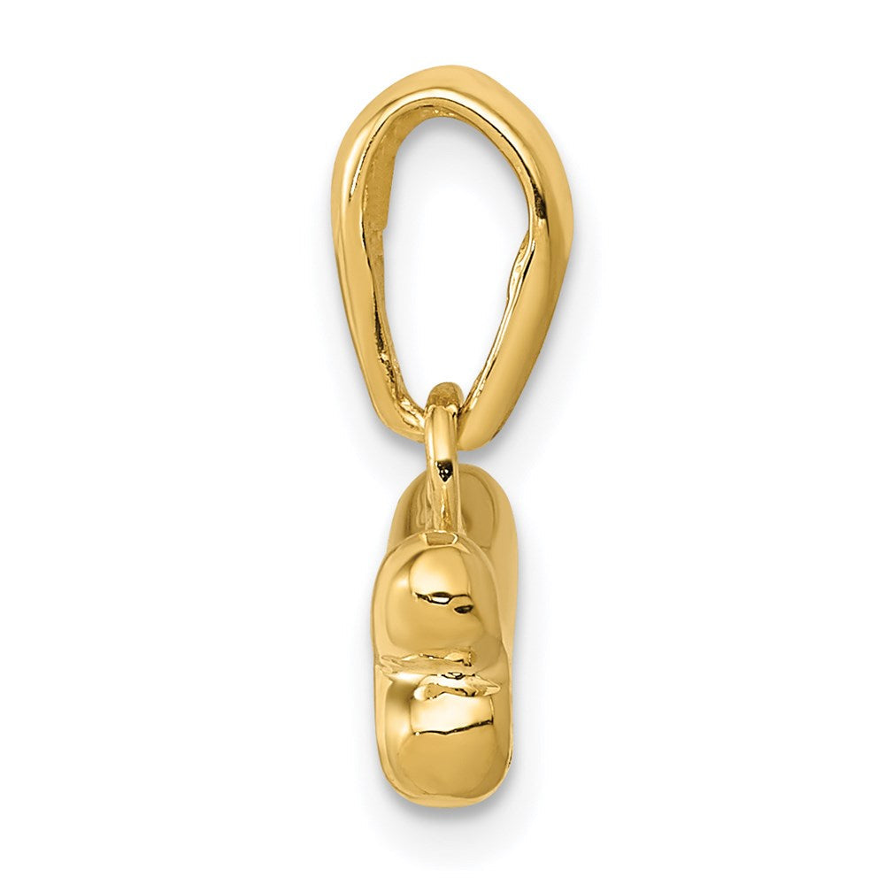14K Gelbgold Hundeknochen-Anhänger
