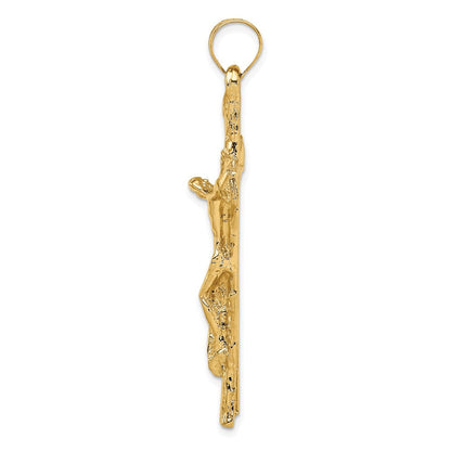 14K Gelbgold Kruzifix-Anhänger