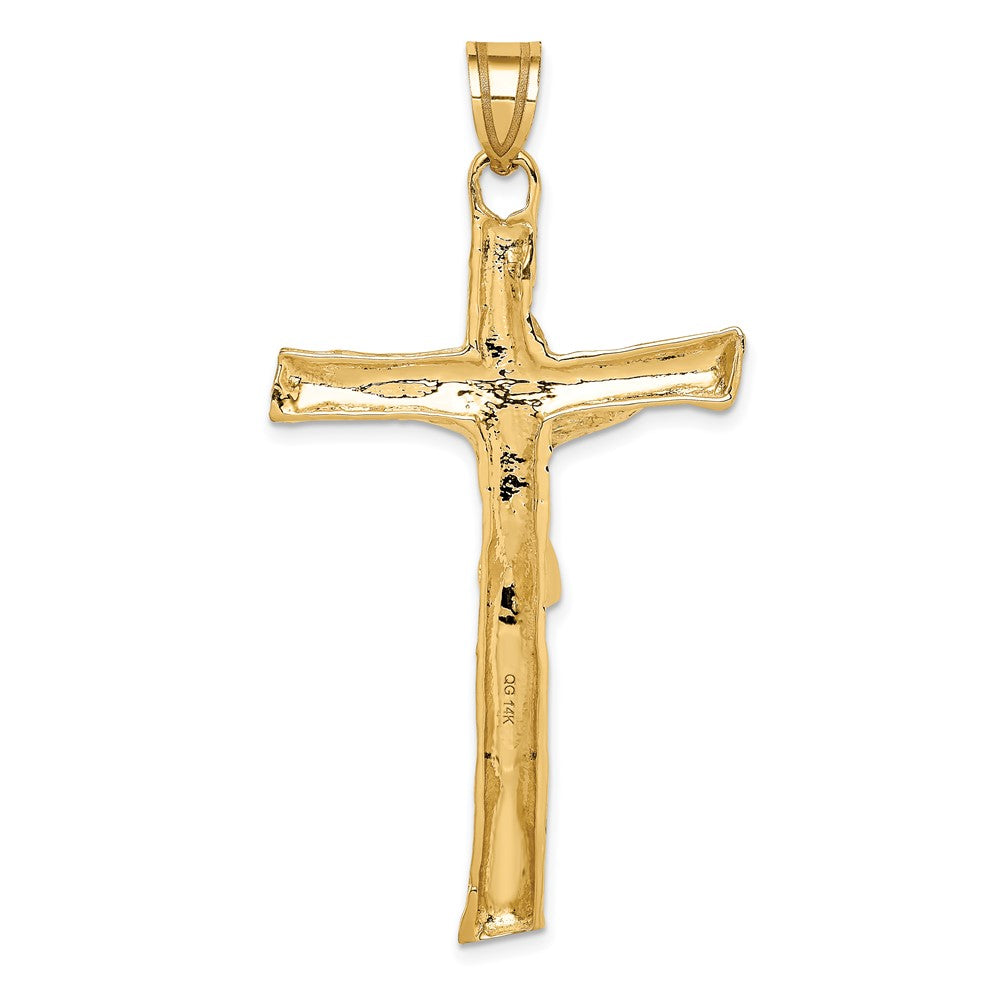 14K Gelbgold Kruzifix-Anhänger