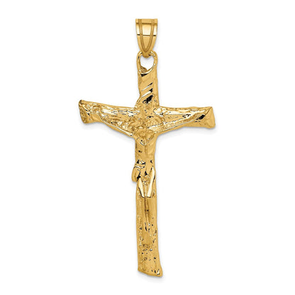 14K Gelbgold Kruzifix-Anhänger