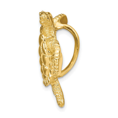14K Gelbgold Meer Schildkröte Anhänger