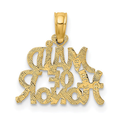 14K Gelbgold Maid Of Honor Charm
