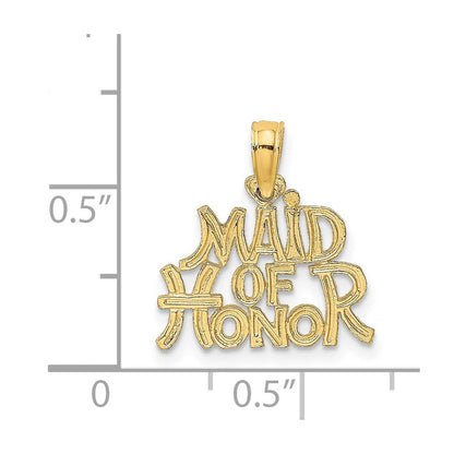 14K Gelbgold Maid Of Honor Charm