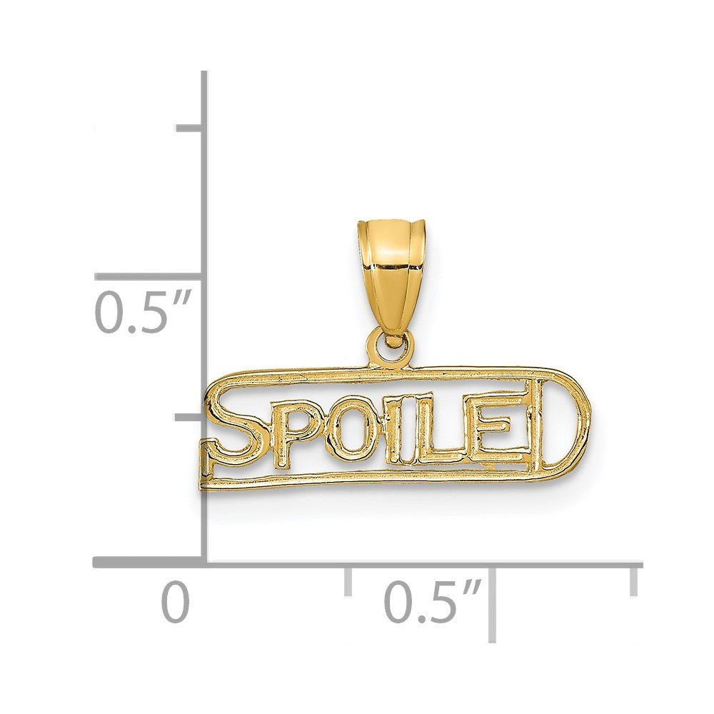 14K Gelbgold Spoiled Anhänger