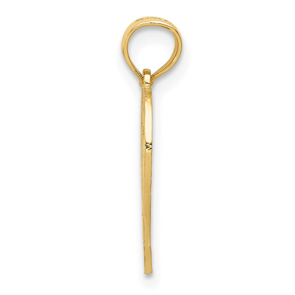 14K Gelbgold 60 Herz Anhänger