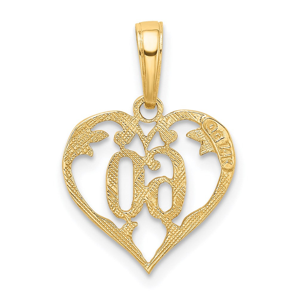 14K Gelbgold 60 Herz Anhänger