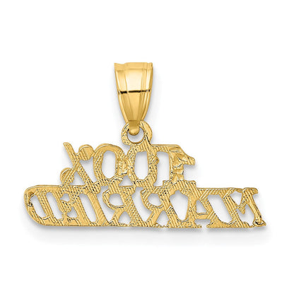 14K Gelbgold 100% Married Charm