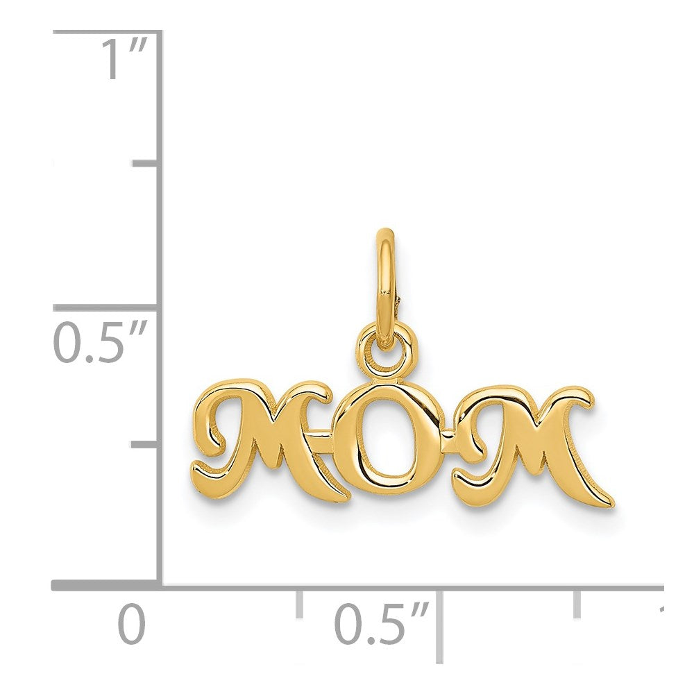 14K Gelbgold Mama Charm