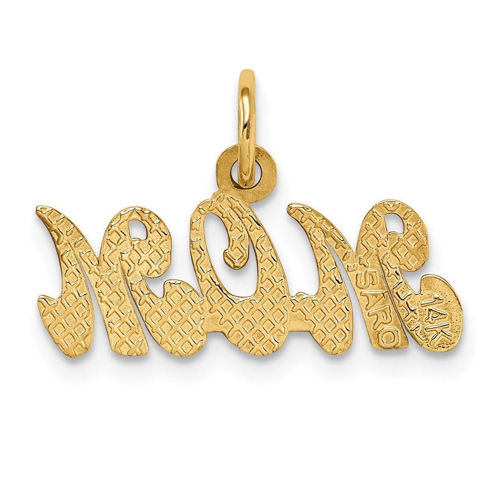 14K Gelbgold Mama Charm