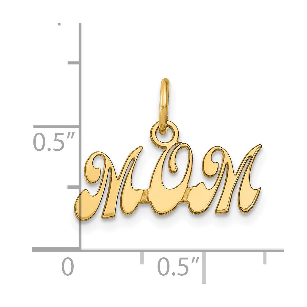 14K Gelbgold Mama Charm