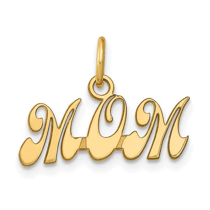 14K Gelbgold Mama Charm