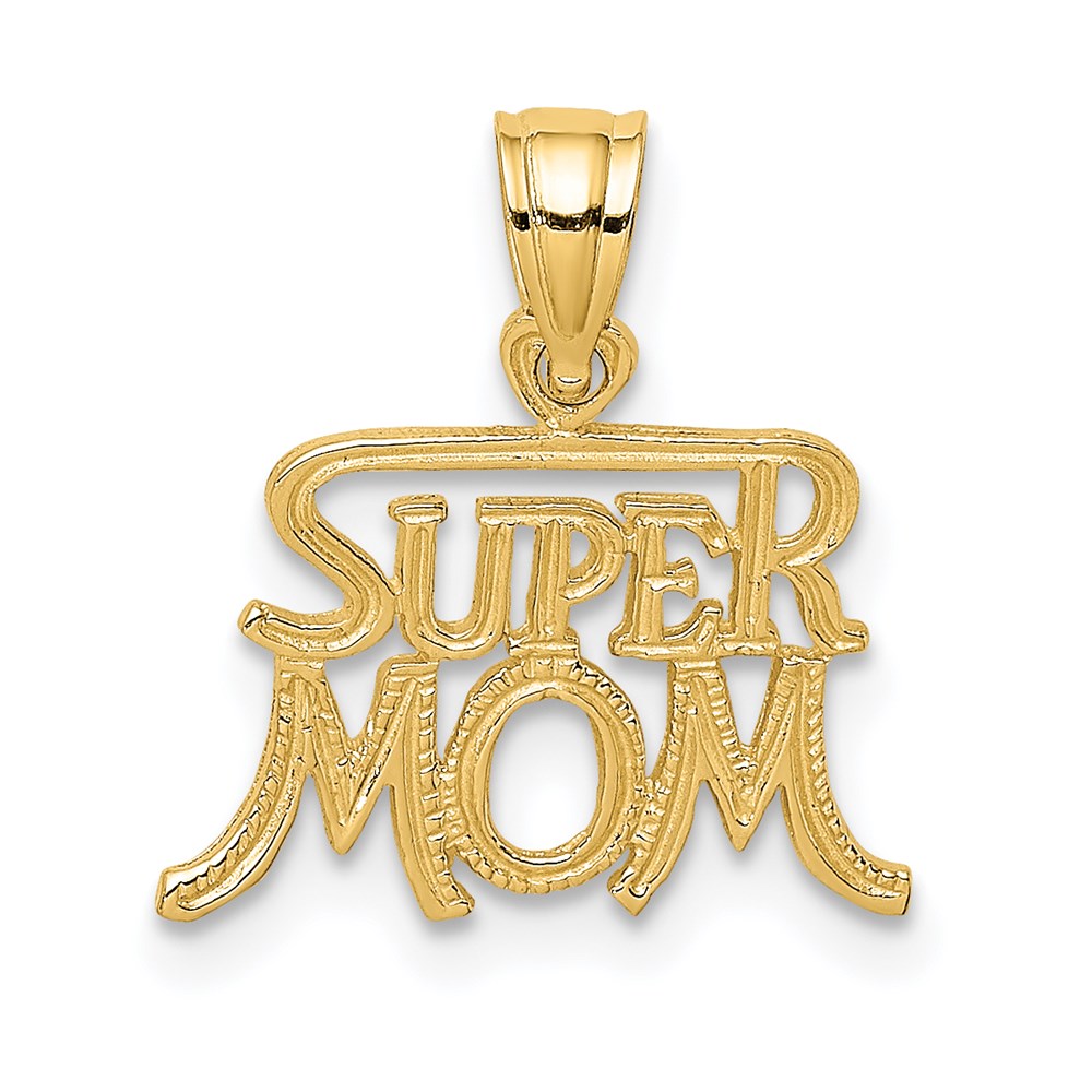 14K Gelbgold Super Mama Charm
