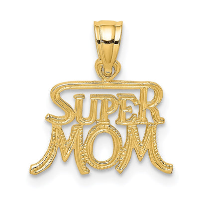 14K Gelbgold Super Mama Charm