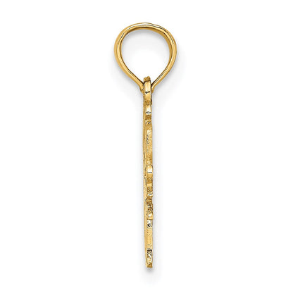 14K Gelbgold Swim Mama mit Swimmer Charm